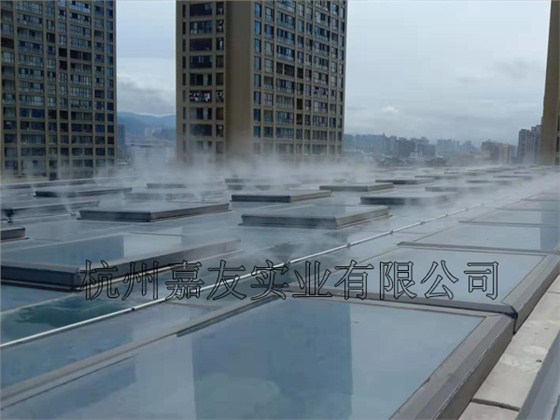 金华东阳银泰城高压喷雾降温1 金华东阳银泰城高压喷雾降温1