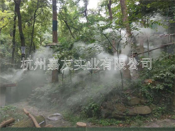 杭州动物园高压微雾降温造景1 杭州动物园高压微雾降温造景1
